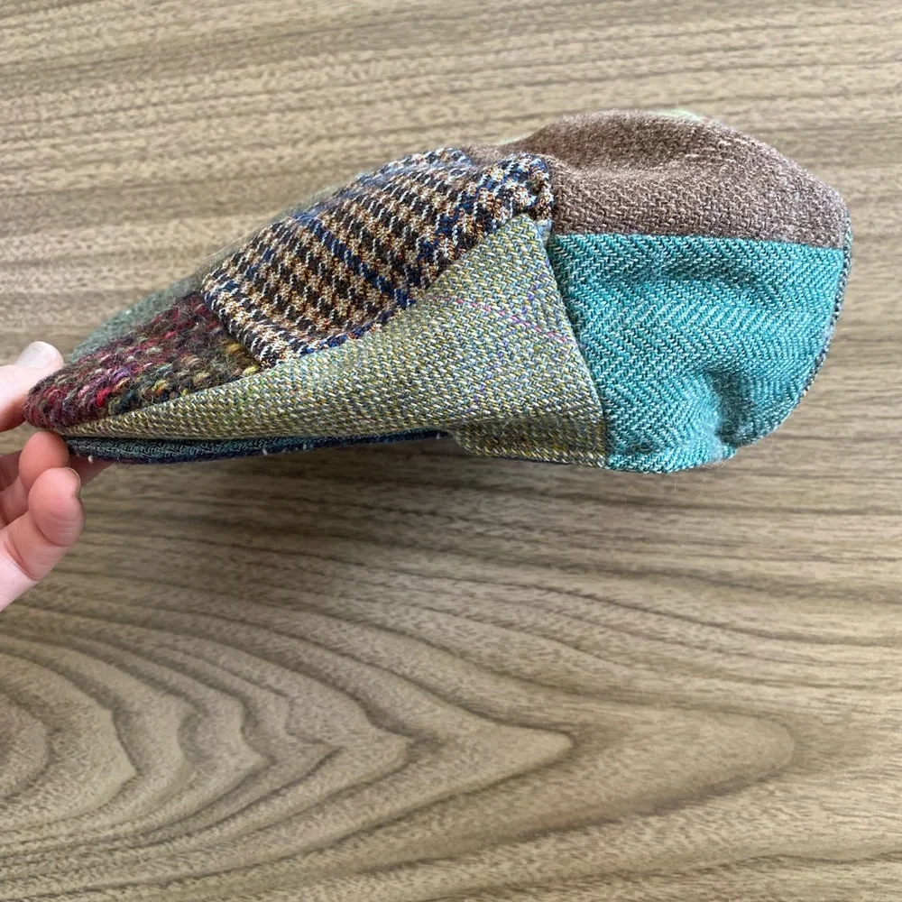 Hanna Hats of Donegal Vintage Cap Patchwork Tweed - Picture 3 of 5